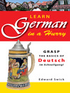 Cover image for Learn German in a Hurry